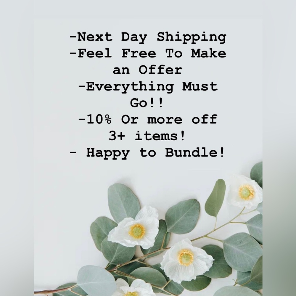 Open to offers! Variety of sizes in my closet :)